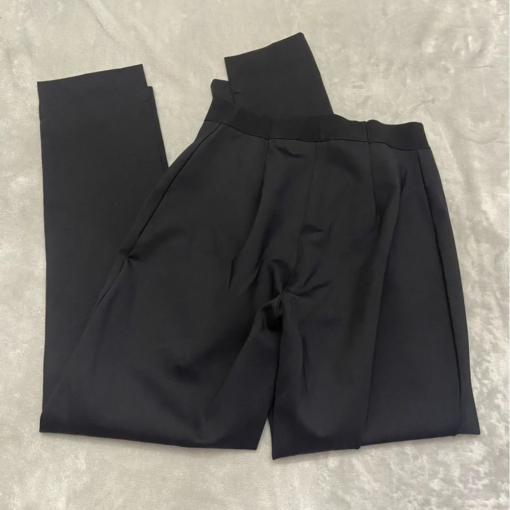 Liviana Conti Black High Rise Pull On Pants 21105